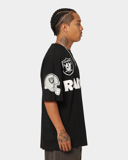 Majestic Athletic Las Vegas Raiders World Series Champs Graphic T-Shirt Faded Black