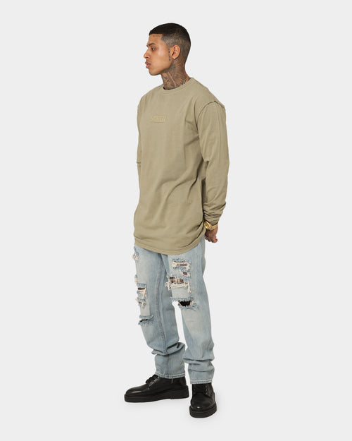 Saint Morta Meteor Long Sleeve T-Shirt Vintage Khaki