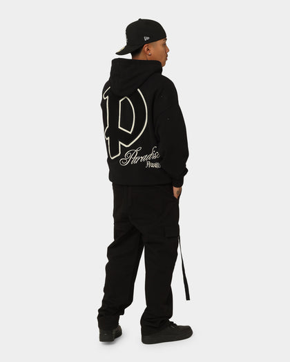 Loiter Paradise Zip Hoodie Off Black