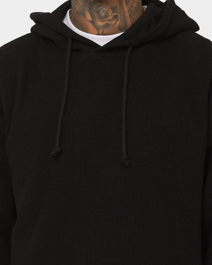 Saint Morta Waffle Hoodie V2 Black