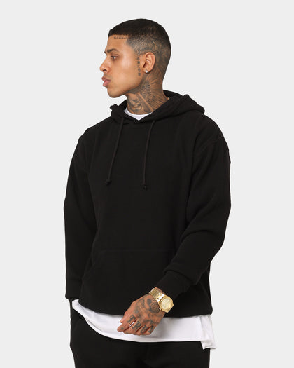 Saint Morta Waffle Hoodie V2 Black