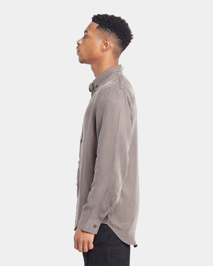 XXIII Nathan Button Up Shirt Charcoal