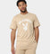 Playboy Playboy Track Club Distressed T-Shirt Tan