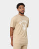 Playboy Playboy Track Club Distressed T-Shirt Tan