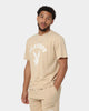 Playboy Playboy Track Club Distressed T-Shirt Tan