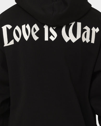 Loiter Love Is War Hoodie Black