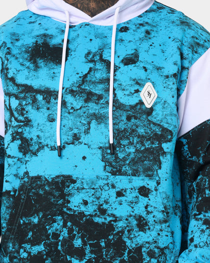 Saint Morta Acid Hoodie Cyan/White/Black