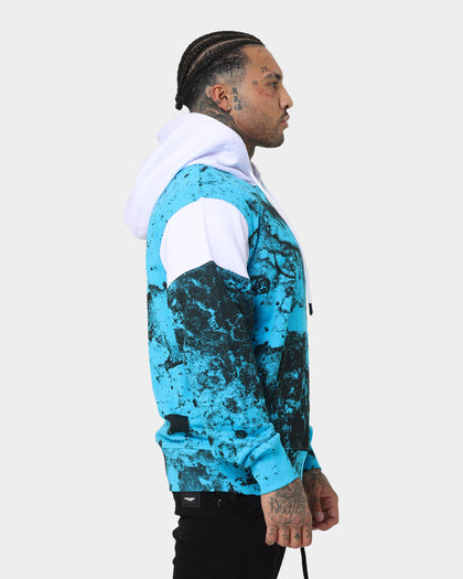 Saint Morta Acid Hoodie Cyan/White/Black