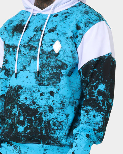 Saint Morta Acid Hoodie Cyan/White/Black