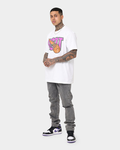 Goat Crew Goat Swish Logo T-Shirt White