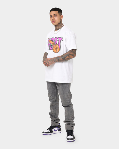 Goat Crew Goat Swish Logo T-Shirt White