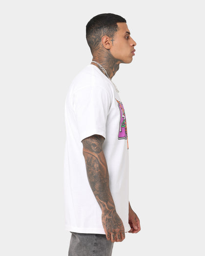 Goat Crew Goat Swish Logo T-Shirt White
