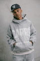 Carre Champs Oversized Superior Hoodie Grey Marle