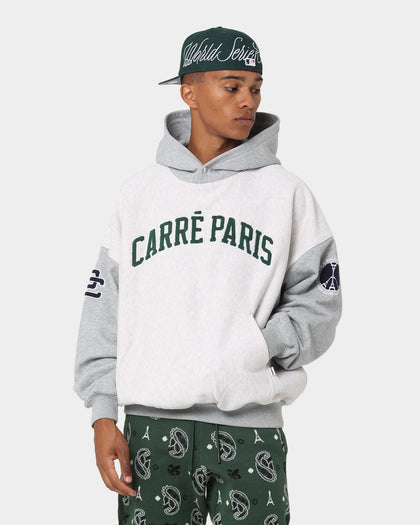 Carre Team Two Tone Oversized Hoodie Grey Marle