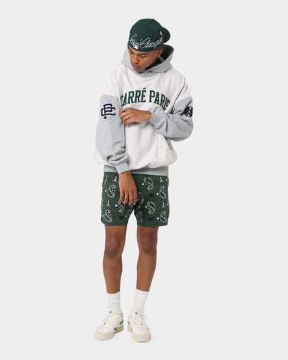 Carre Team Two Tone Oversized Hoodie Grey Marle