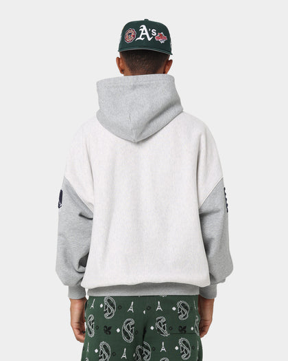 Carre Team Two Tone Oversized Hoodie Grey Marle