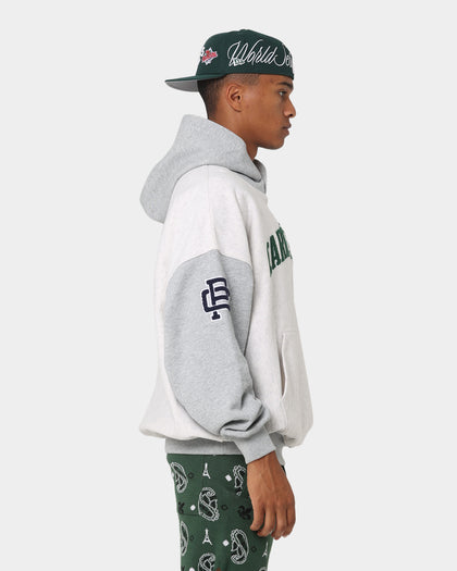 Carre Team Two Tone Oversized Hoodie Grey Marle