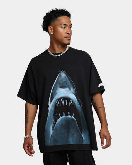 American Thrift X Jaws Jaws Vintage T-Shirt Black Wash