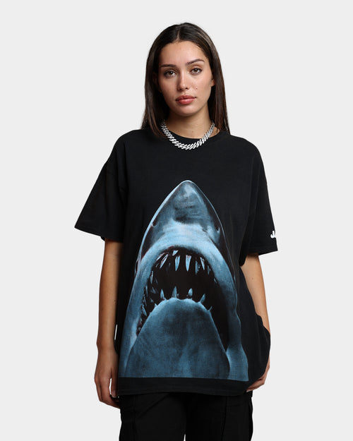 American Thrift X Jaws Jaws Vintage T-Shirt Black Wash