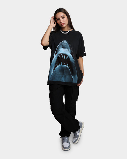 American Thrift X Jaws Jaws Vintage T-Shirt Black Wash