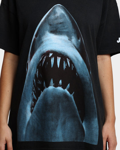 American Thrift X Jaws Jaws Vintage T-Shirt Black Wash