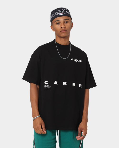 Carré Enhanced Oversized T-Shirt Black