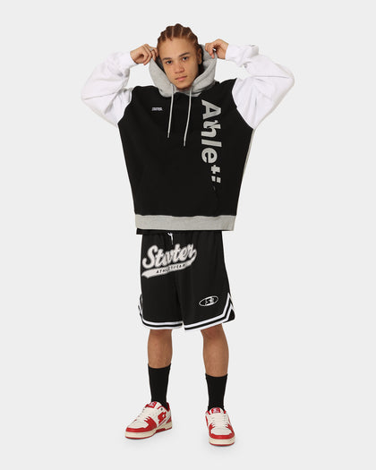 Starter Athletic Panel Hoodie Black/White