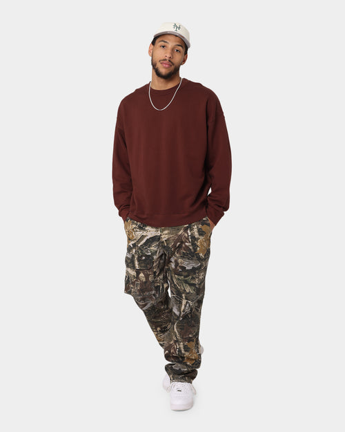 MNML Vintage Wash Crewneck Brown