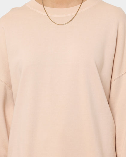 MNML Vintage Wash Crewneck Cream