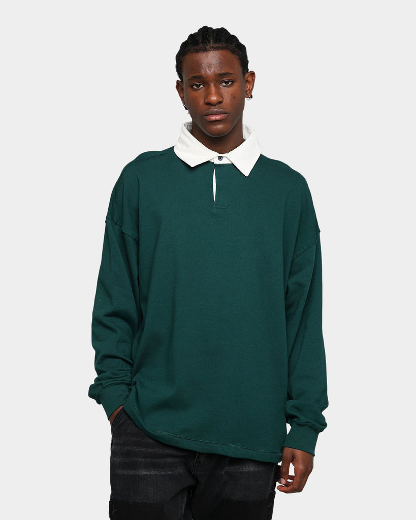 MNML Oversized Rugby Shirt Green Culture Kings