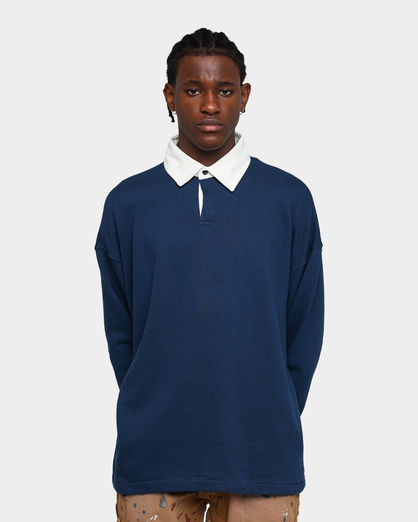 ポロシャツ MIRROR STOKE OVERSIZED RUGBY SHIRT セール】【ZOZO限定】OVERSIZED RUGBY SHIRT/オーバーサイズラガー
