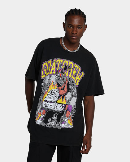 Goat Crew Rubble T-Shirt Black Wash