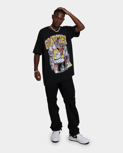 Goat Crew Rubble T-Shirt Black Wash