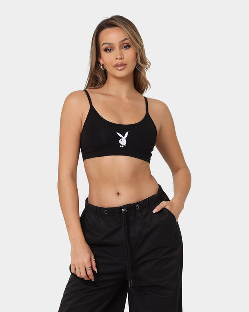 Playboy Women's Bunny Basics Bralette Black
