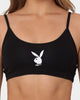 Playboy Women's Bunny Basics Bralette Black
