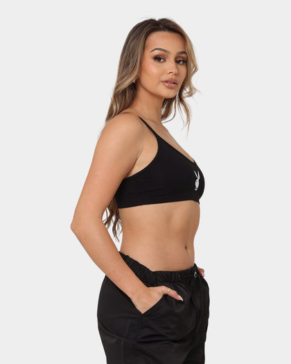 Playboy Women's Bunny Basics Bralette Black