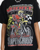 Goat Crew Supercross Racing Team Vintage T-Shirt Black Wash