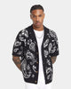 XXIII Ethan Paisley Button Up Shirt Black