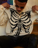 XXIII Isaac Knit Skeleton Sweater Black/White