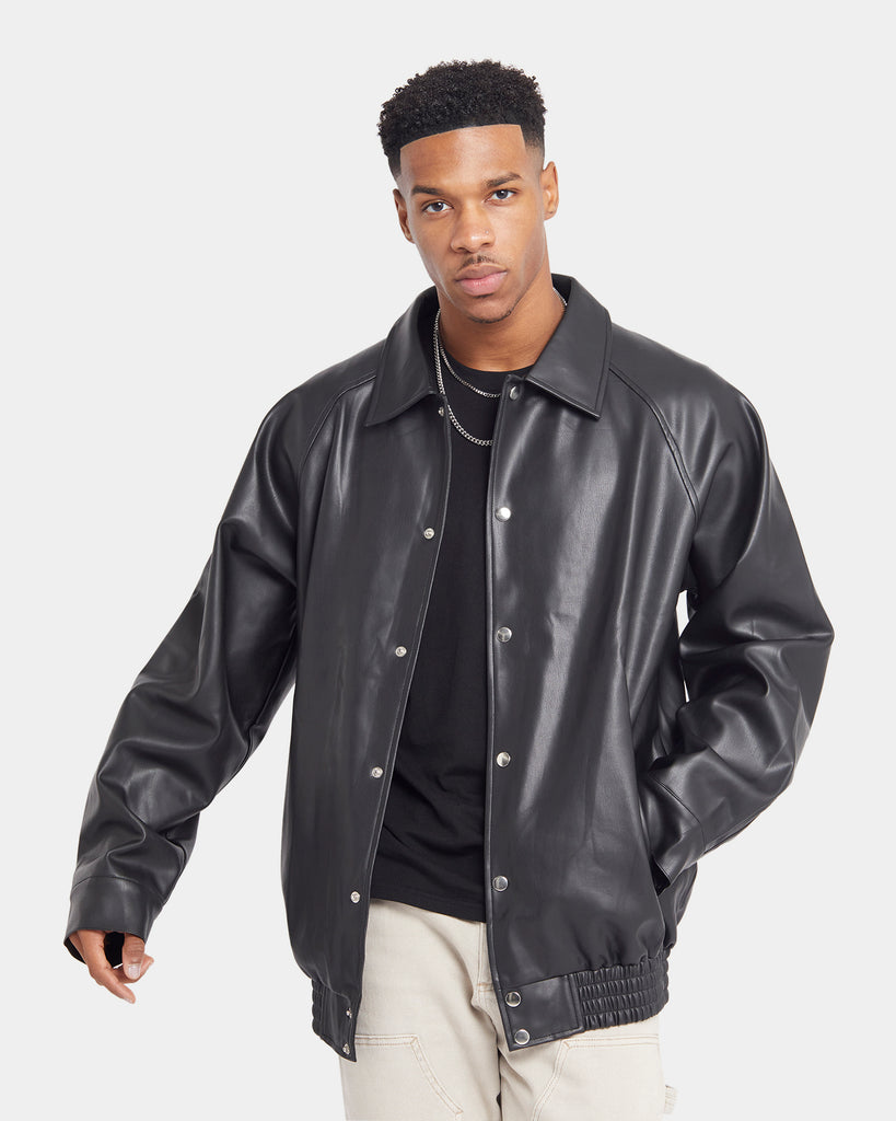XXIII Levi PU Leather Jacket Black | Culture Kings