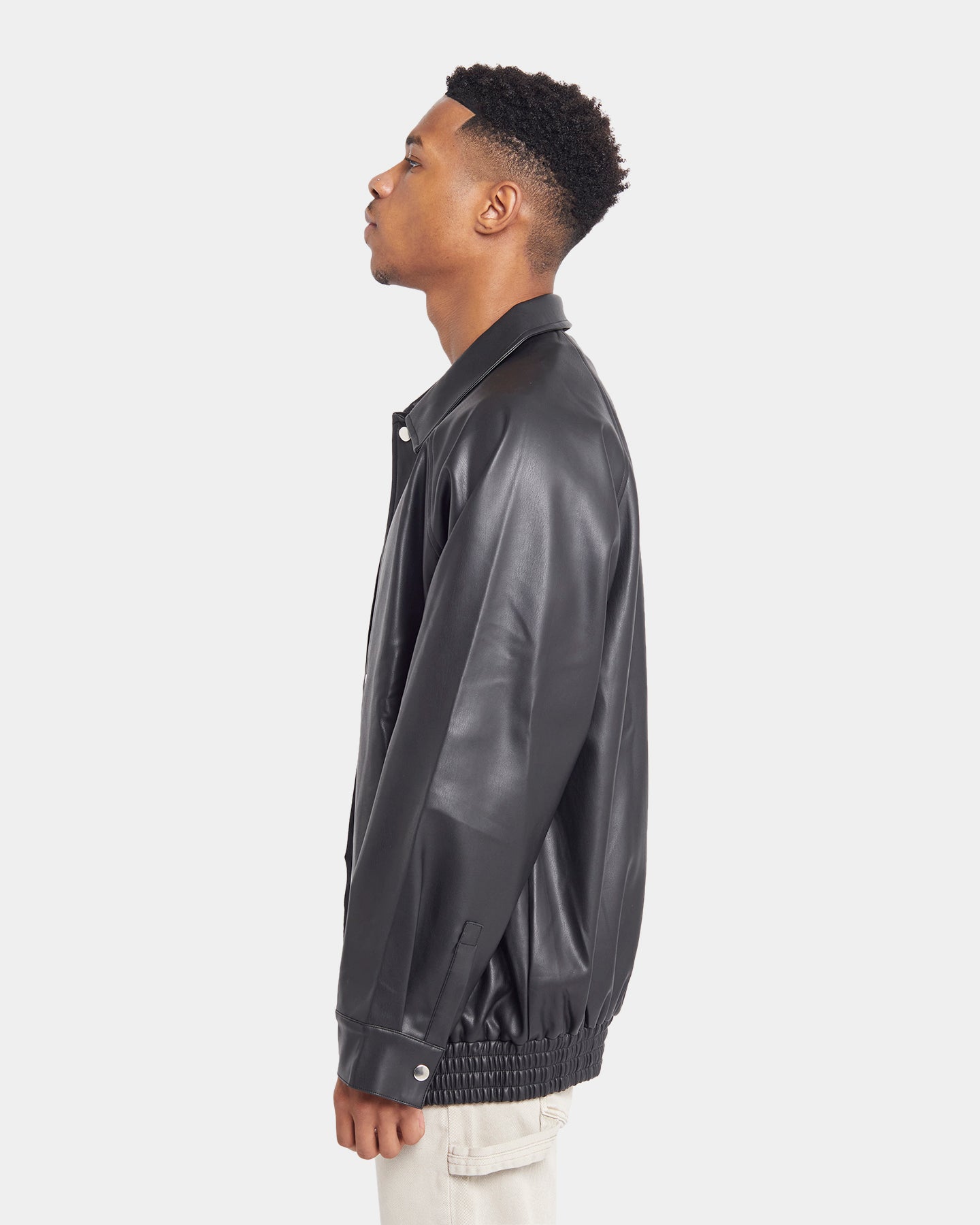 XXIII Levi PU Leather Jacket Black | Culture Kings