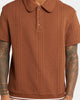 XXIII Danny Knit Polo Shirt Brown