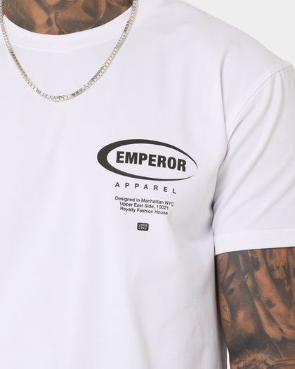 Emperor Apparel Ovale Hustle T-Shirt White