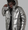 DXXMLife L-6 A Chrxme Puffer Jacket Silver