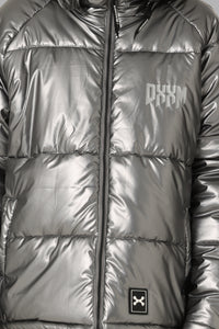 DXXMLife L-6 A Chrxme Puffer Jacket Silver