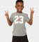Jordan Kids' Jordan Sportswear Iconic Logo T-Shirt Grey
