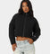 Champion Women's Lifestyle Cropped Puffer Jacket Black