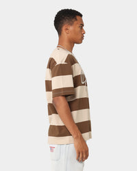 Champion Heritage Cursive Logo T-Shirt Stripe 7v1