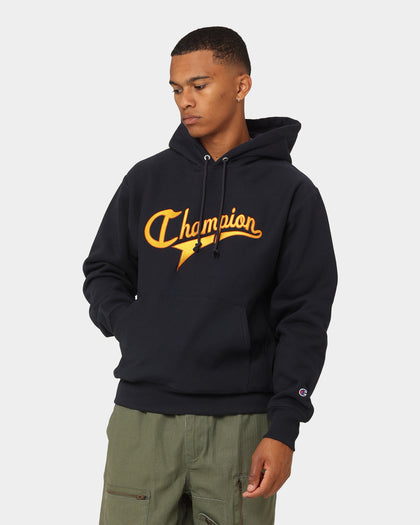 Champion Script Hoodie Navy