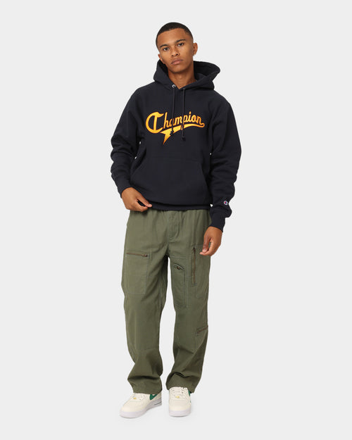 Champion Script Hoodie Navy
